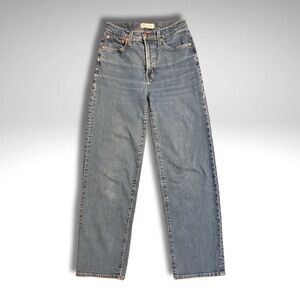 Madewell The Perfect Vintage Wide-Leg Jean Size 26 Classic Blue Wash